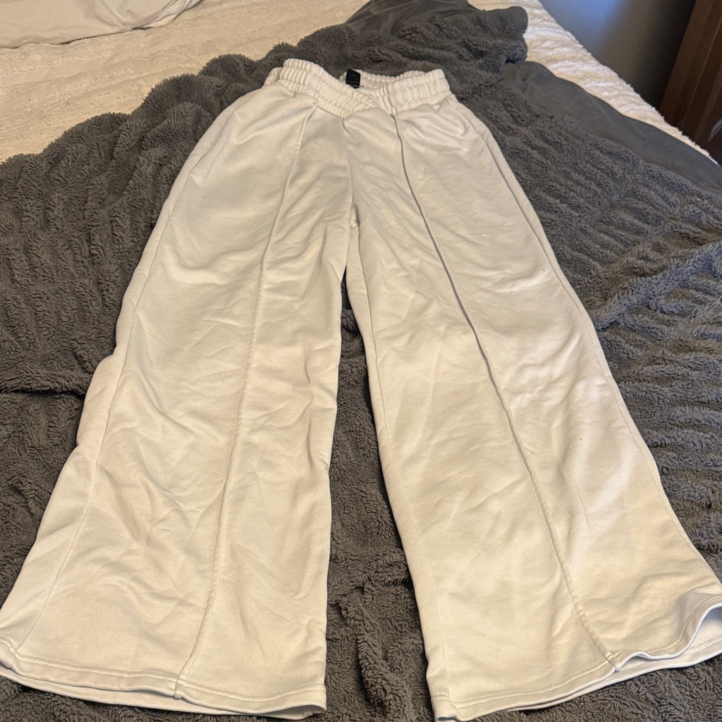 Shein White Sweatpants